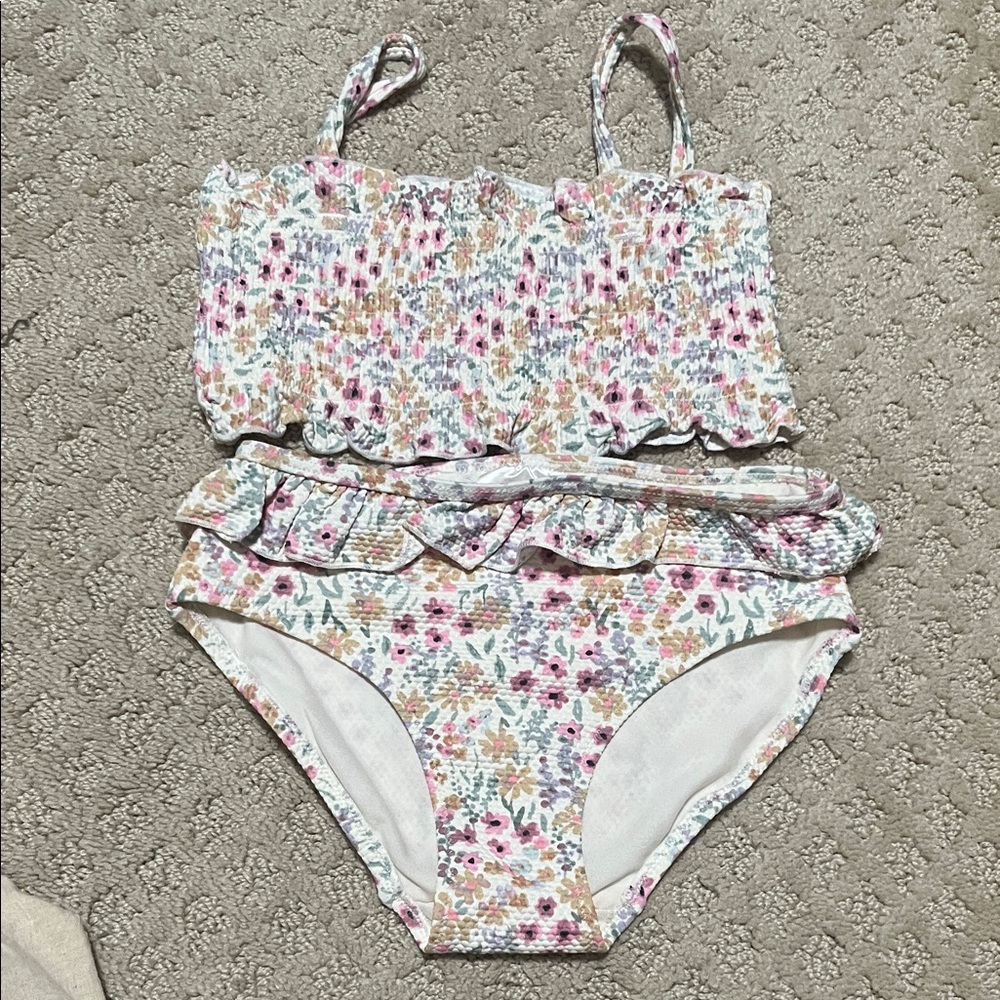 H&M Floral Kids Swim Bikini - Multicolor